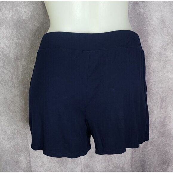 Soma Cool Nights Sleep Set Tank & Shorts Womens Size Small Dark Blue Pajamas - Picture 9 of 12